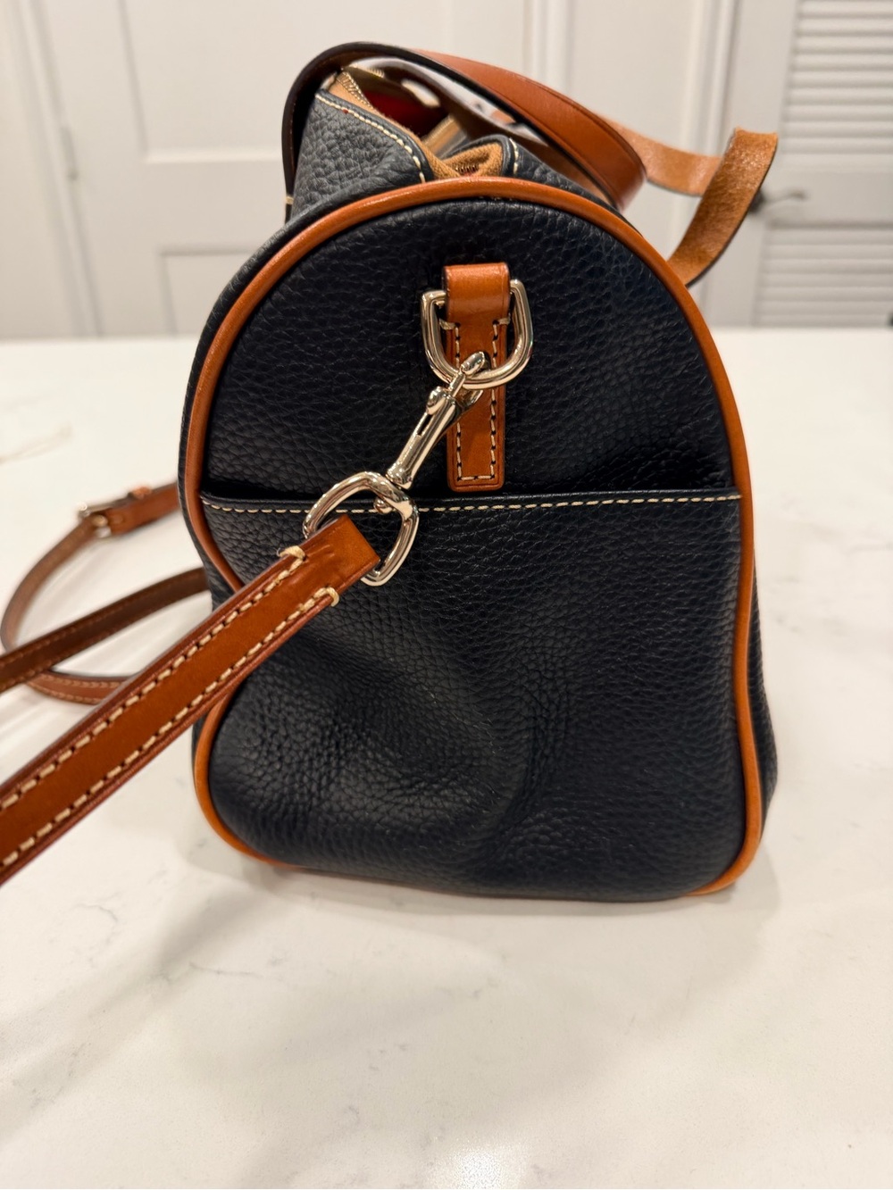 Dooney & Bourke Pebble Grain Olivia Satchel - Picture 4 of 12